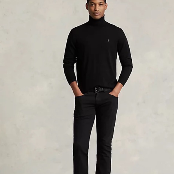 NWOT Polo Ralph Lauren Washable Merino Wool Turtleneck Sweater - Picture 3 of 8